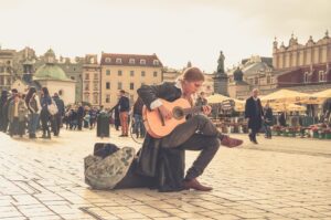 musicien rue