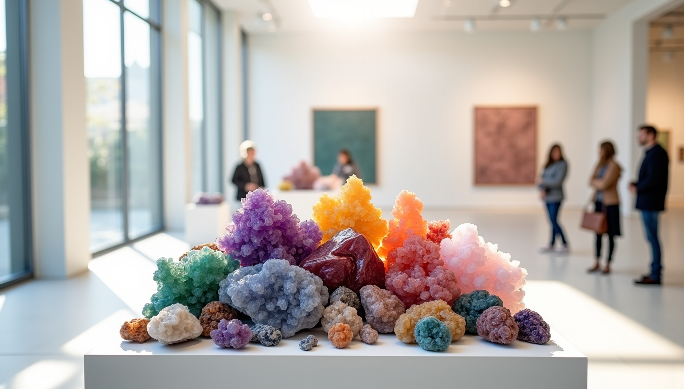 Venta de minerales : comment les pierres naturelles inspirent l’art contemporain